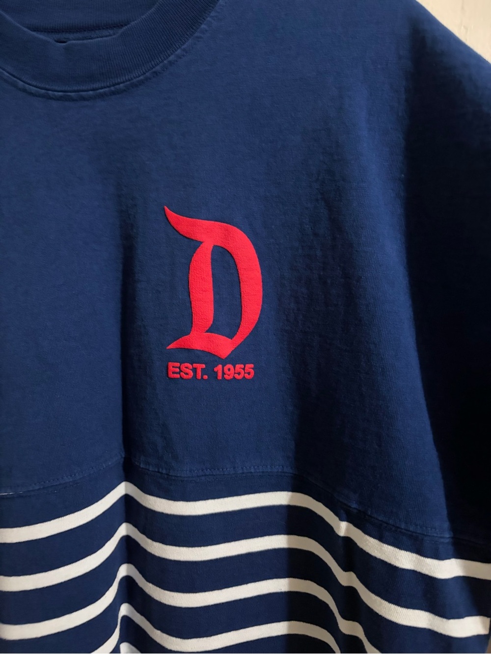 Disney Parks Navy Blue Tee with White Logo - Picture 4 of 16
